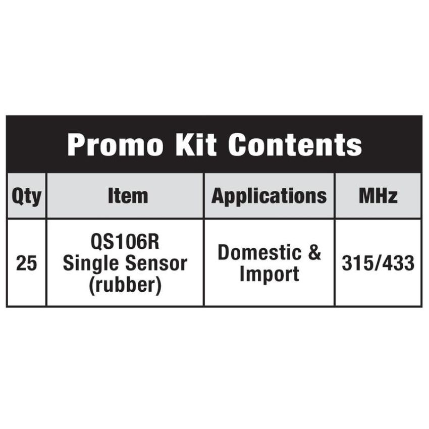Standard Ignition TPM9025 Promotional Kit
