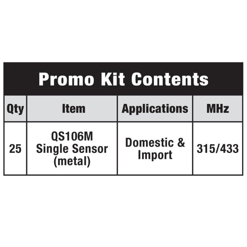 Standard Ignition TPM9026 Promotional Kit