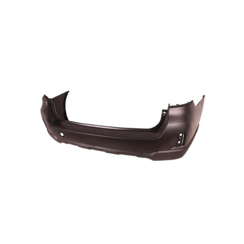 CAPA RR BUMPER COVER W/TEXTURED LOWER; PRIME SUBARU OUTBACK 15-17