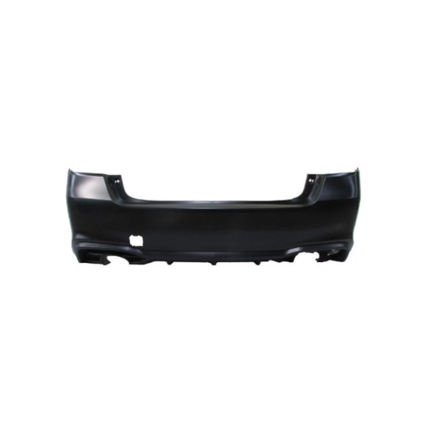CAPA RR BUMPER COVER W/O OBJECT SENSORS; W/TEXTURED LOWER; PRIME SUBARU LEGACY 18-19