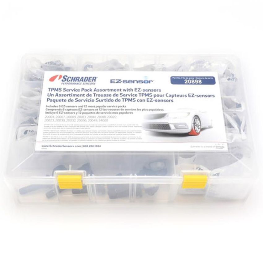 SCHRADER VALVES 20898 TPMS Service Pack - Clamp-In