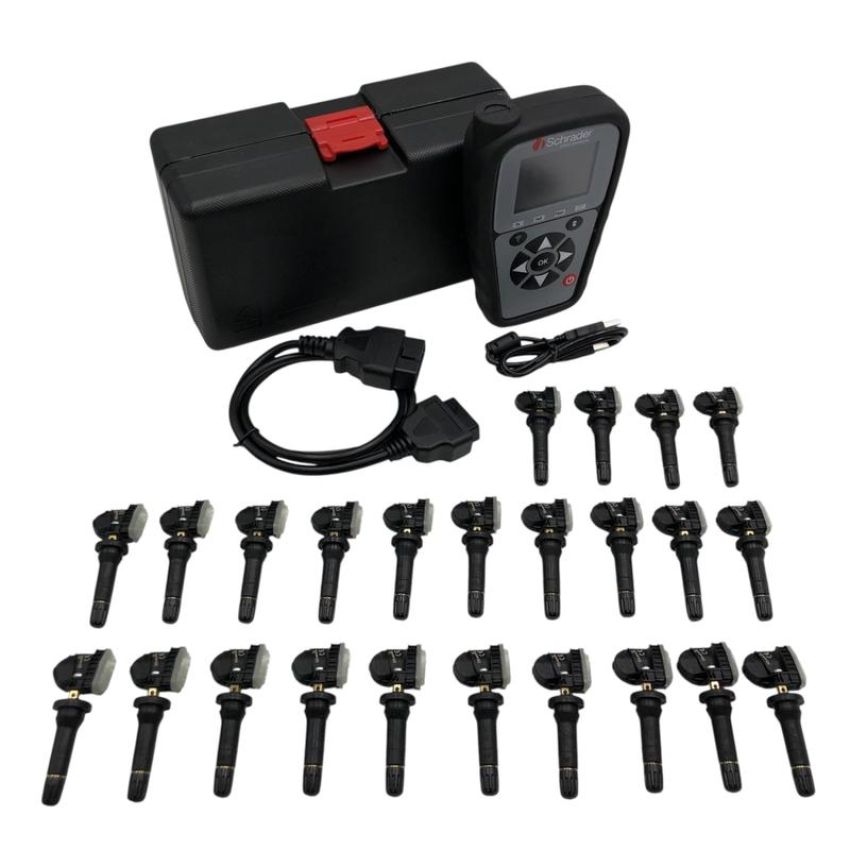 SCHRADER VALVES 21298 S41 TPMS Programming & Scan Tool with 24 Schrader EZ-Sensors