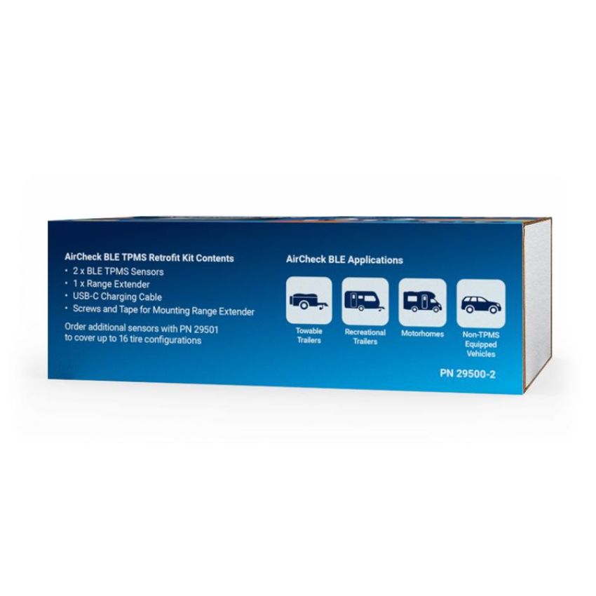 SCHRADER VALVES 29500-2 Schrader AirCheck Trailer TPMS Retrofit Kit
