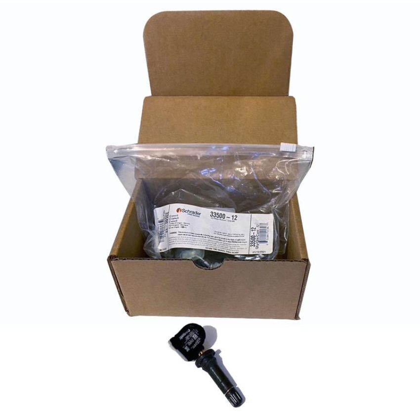SCHRADER VALVES 33500-12 Schrader EZ-sensor Snap-in 12Pk