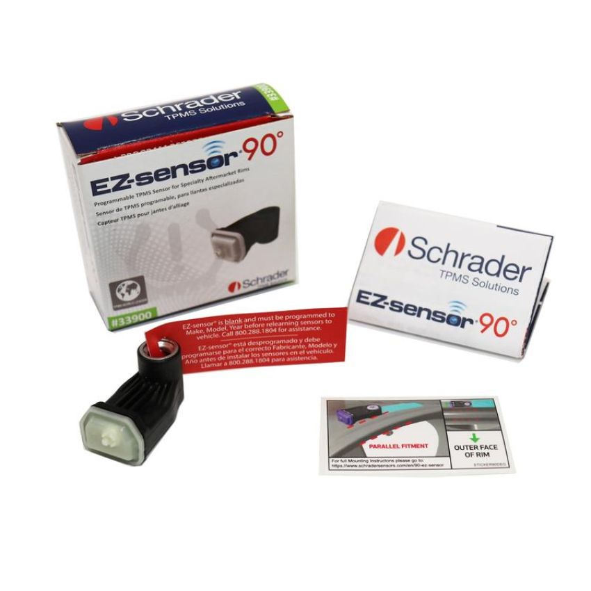 SCHRADER VALVES 33900 Schrader 90 degree EZ-sensor - Programmable TPMS Sensor (Sensor Body Only)