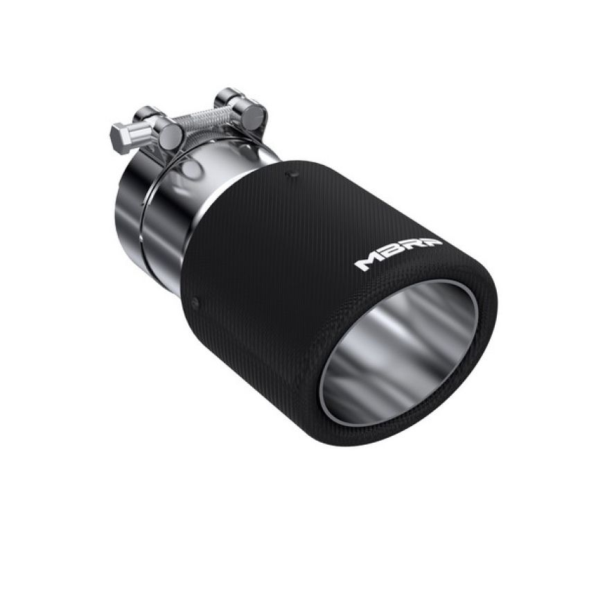 MBRP Exhaust T5122CF Tip 4in.OD; 3in. inlet; 7.7in. Length; T304