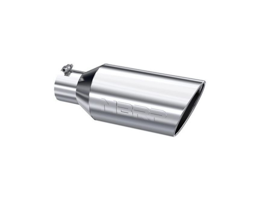 MBRP Exhaust T5126 Tip; 7in. O.D.; Rolled End; 4in. inlet 18in. in length; T304.
