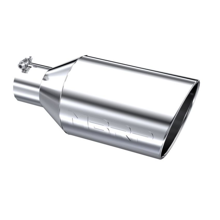 MBRP Exhaust T5128 Tip; 8in. O.D.; Rolled End; 4in. inlet 18in. in length; T304.