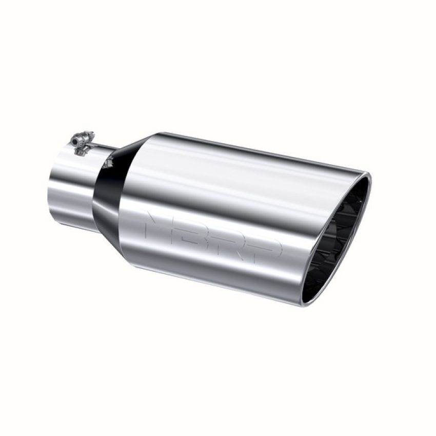 MBRP Exhaust T5129 Tip; 8in. O.D.; Rolled End; 5in. inlet 18in. in length; T304.