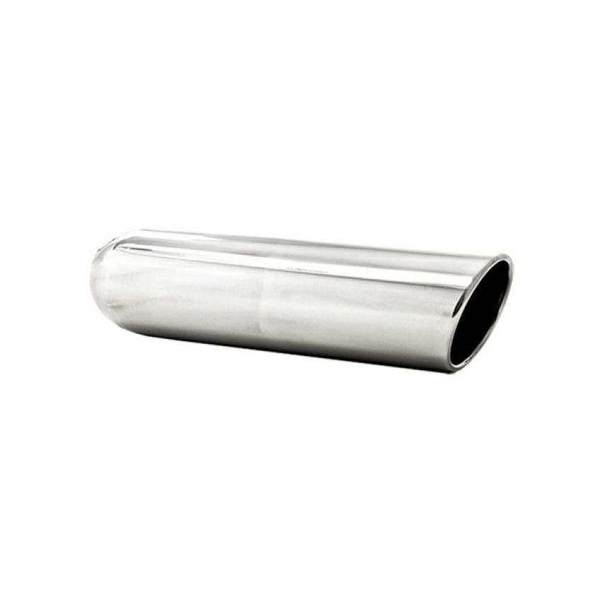 MBRP Exhaust T5135 4in. OD; 2.5in. inlet; 16in. in length; Angled Cut Rolled End; Weld on; T304.