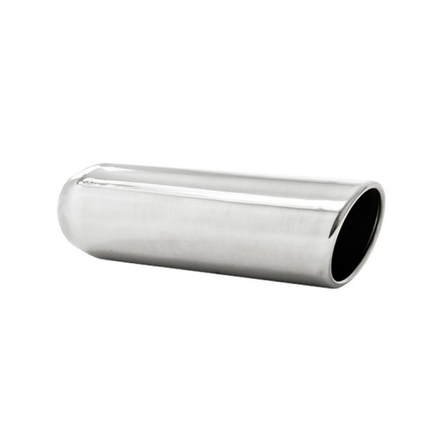 MBRP Exhaust T5137 3.5in. OD; 2.25in. inlet; 12in. in length; Angled Cut Rolled End.