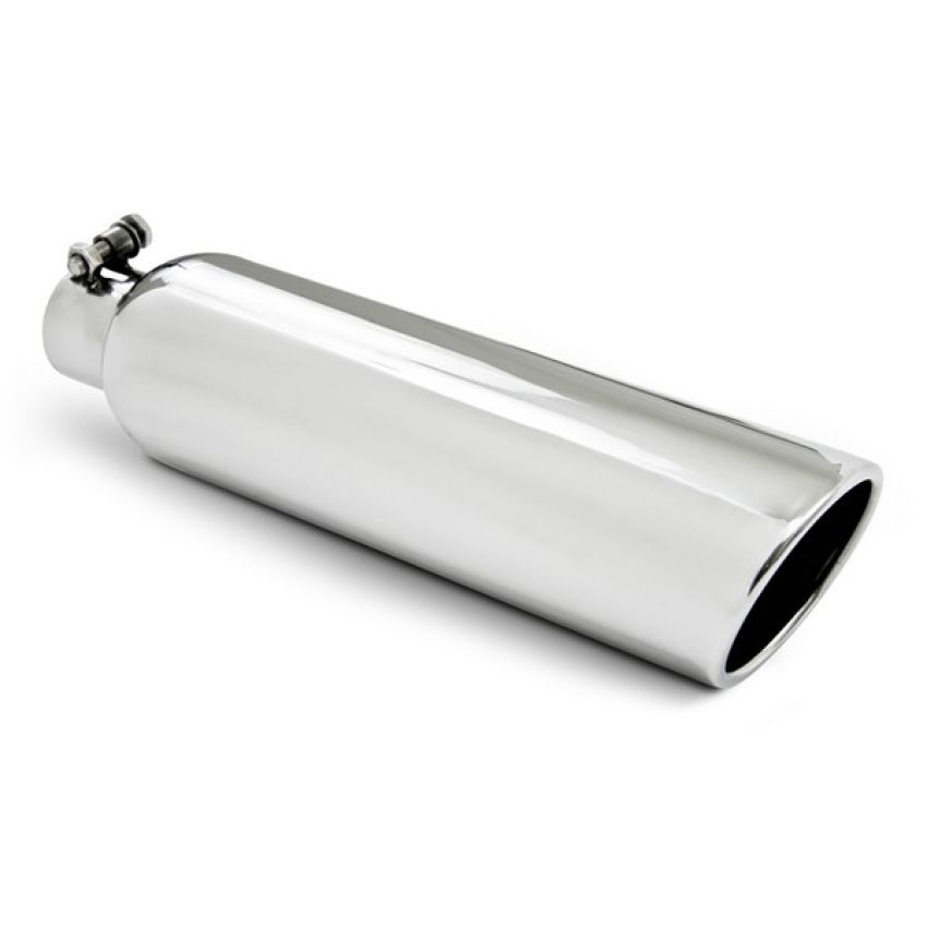 MBRP Exhaust T5144 4in. OD; 2.25in. inlet; 16in. in length; Angled Cut Rolled End; No weld