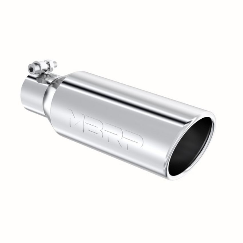 MBRP Exhaust T5150 4in. OD; 2.5in. inlet; 12in. in length; Clampless-no weld T304.