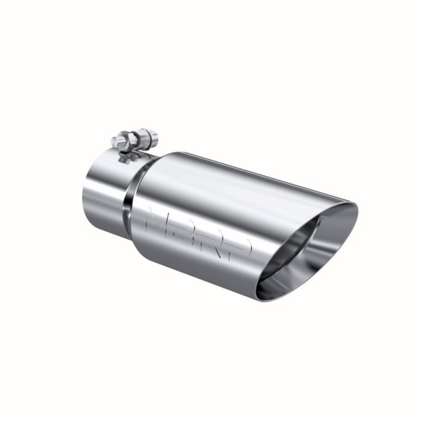 MBRP Exhaust T5156 3in. Inlet Dual Wall Angled Tail Pipe Tip