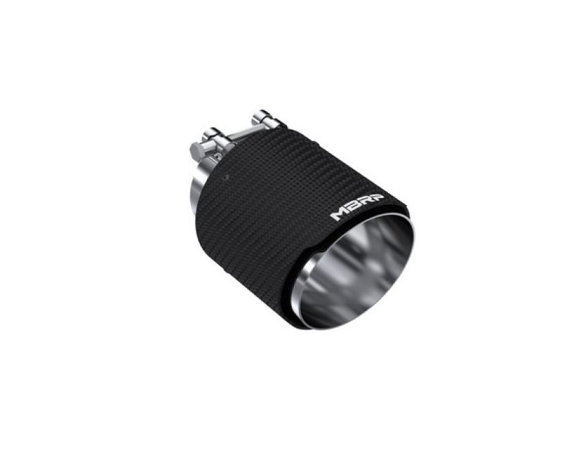 MBRP Exhaust T5180CF Tip; 4.5in. O.D Out; 3in. ID; Dual Wall; CF T304