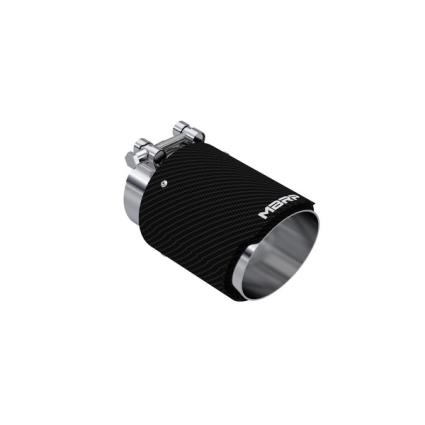 MBRP Exhaust T5188CF Tip; 4in. OD Out; 3in. ID; 6.13in Length; Dual Wall; CF T304