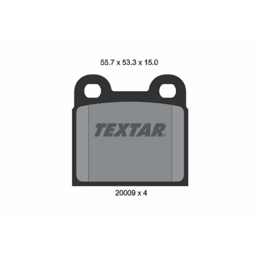 TEXTAR 2000906 Brake Pad Set