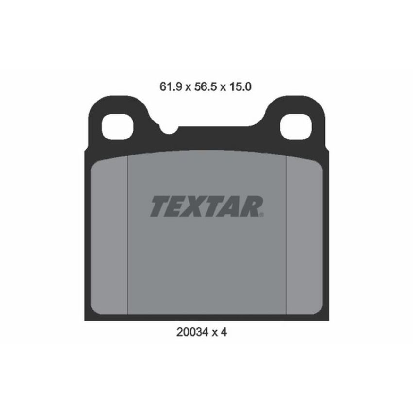 TEXTAR 2003402 Brake Pad Set