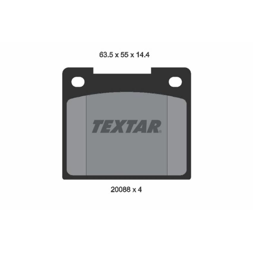 TEXTAR 2008802 Brake Pad Set