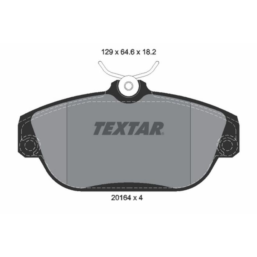 TEXTAR 2016402 Brake Pad Set