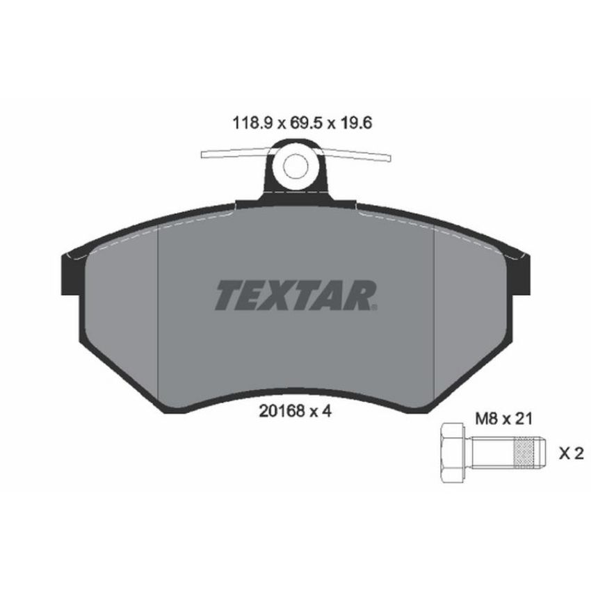 TEXTAR 2016804 Brake Pad Set