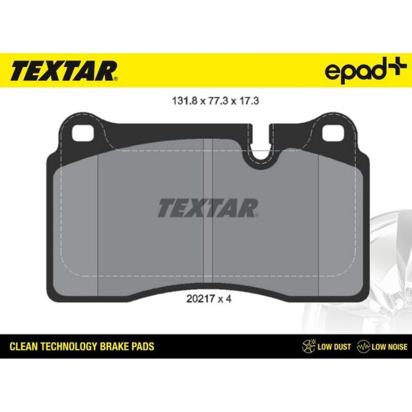 TEXTAR 2021701CP Brake Pad Set