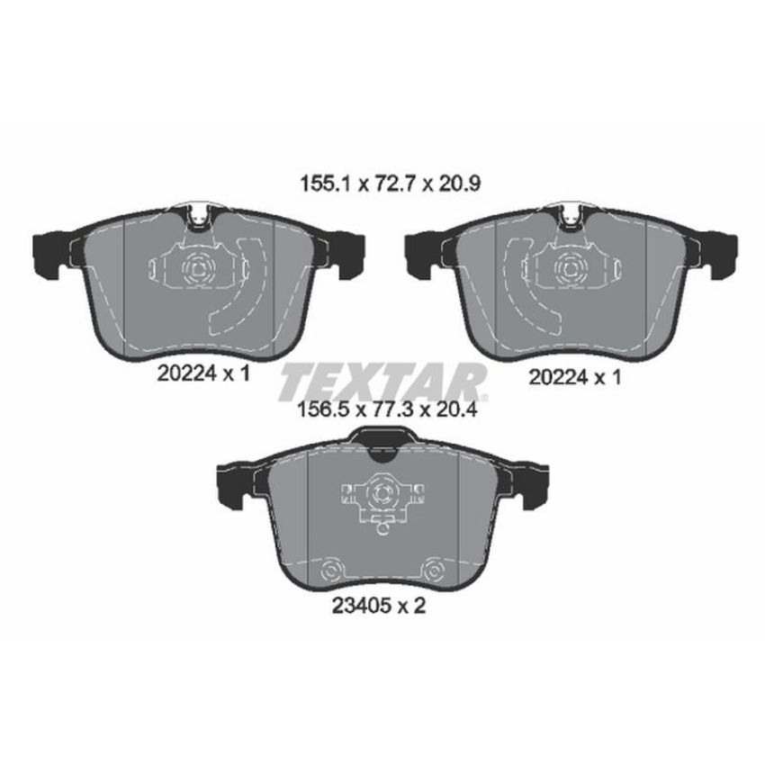 TEXTAR 2022401 Brake Pad Set