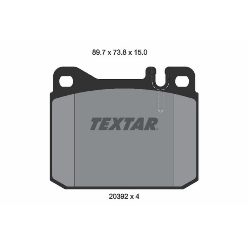 TEXTAR 2039204 Brake Pad Set