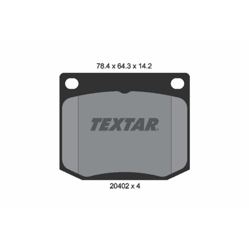 TEXTAR 2040201 Brake Pad Set