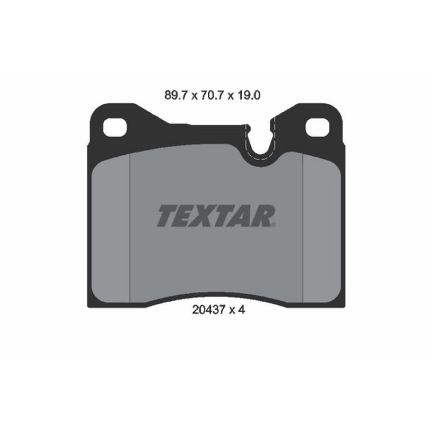 TEXTAR 2043702 Brake Pad Set