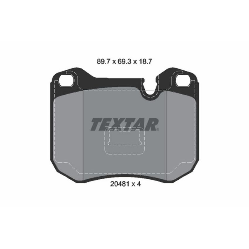 TEXTAR 2048102 Brake Pad Set
