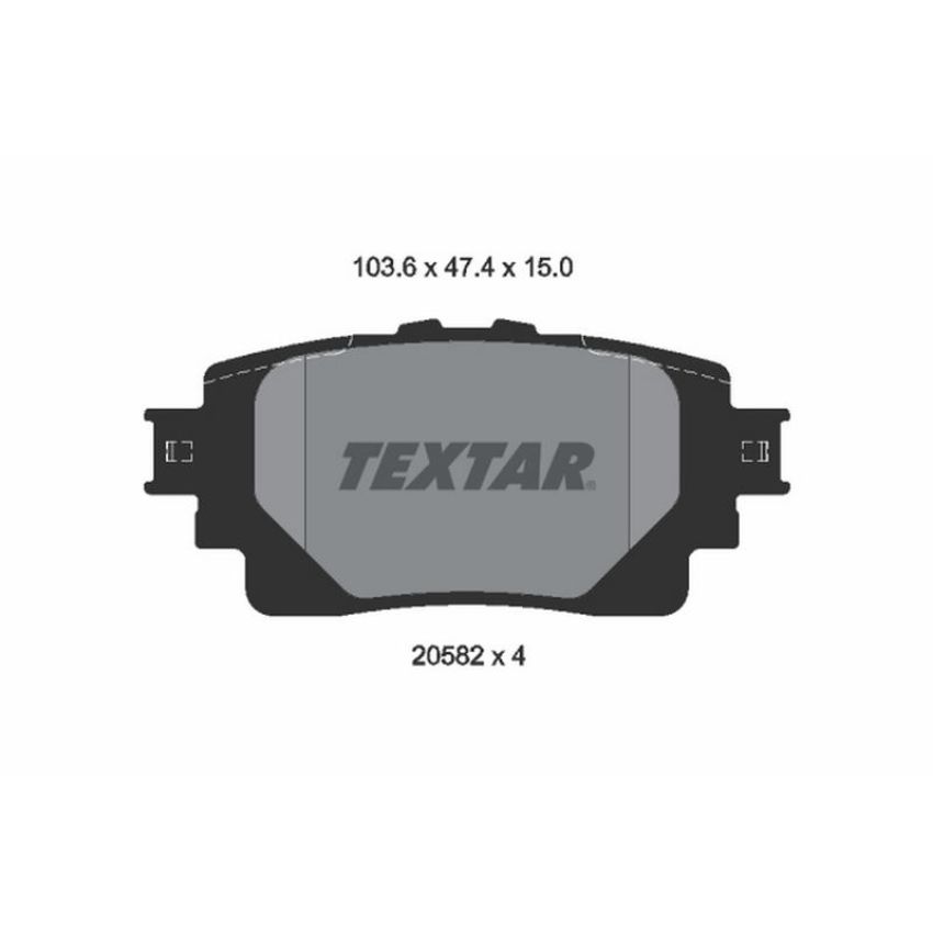 TEXTAR 2058201 Brake Pad Set