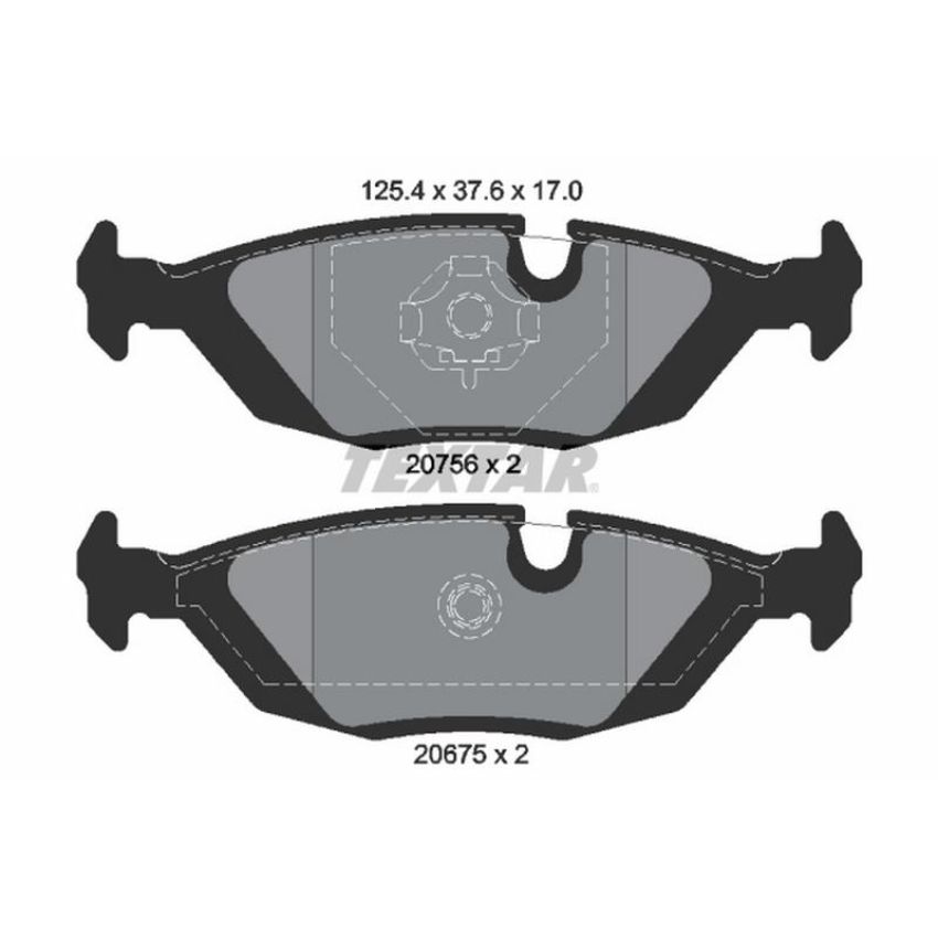 TEXTAR 2067502 Brake Pad Set