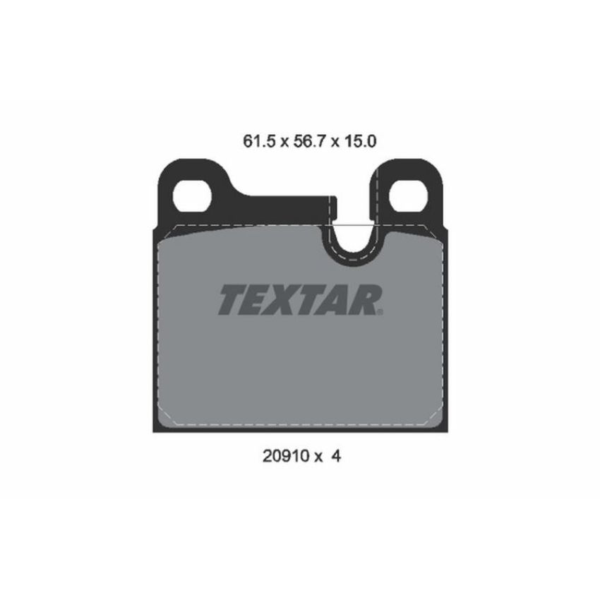 TEXTAR 2091001 Brake Pad Set