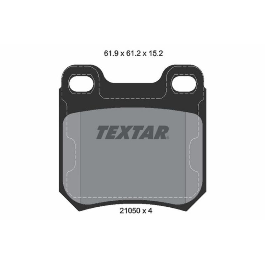 TEXTAR 2105002 Brake Pad Set