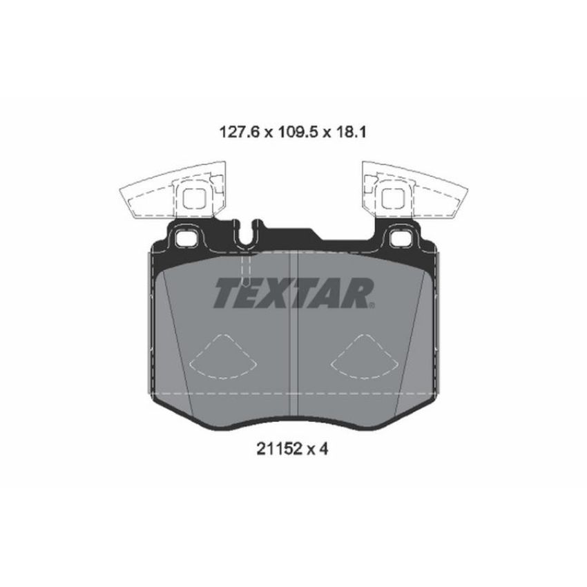 TEXTAR 2115201 Brake Pad Set