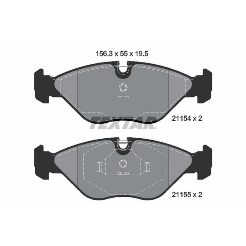 TEXTAR 2115402 Brake Pad Set