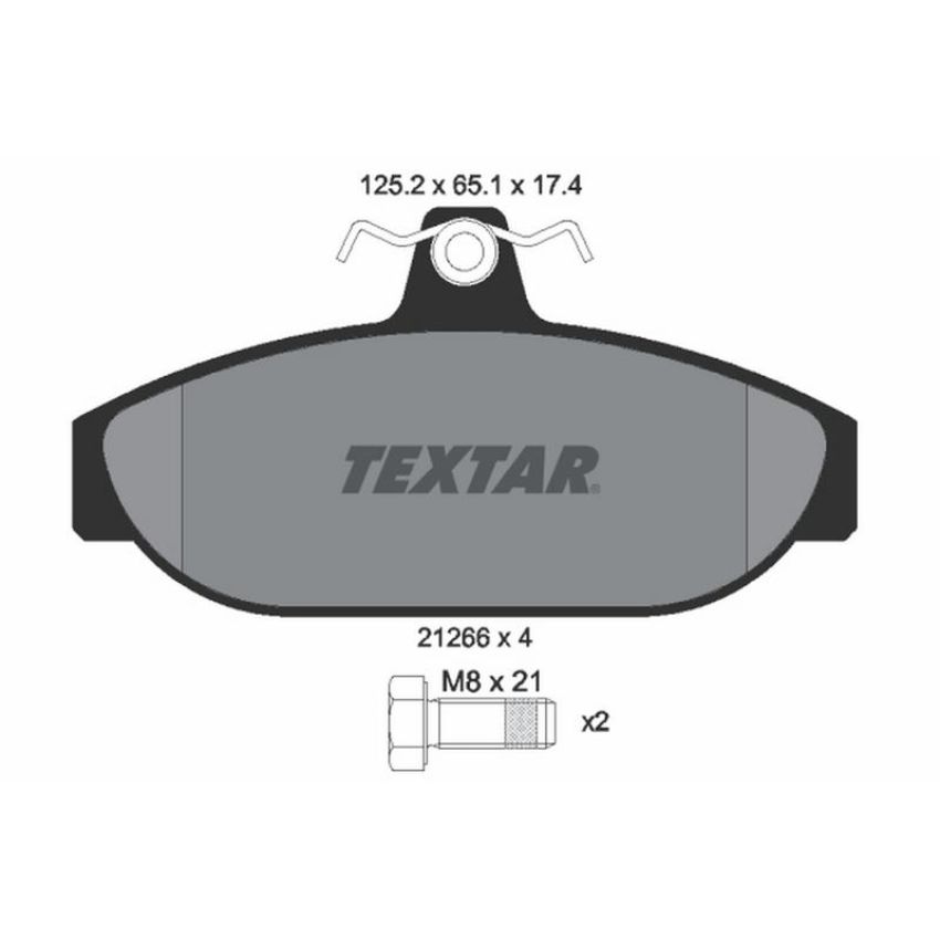 TEXTAR 2126601 Brake Pad Set