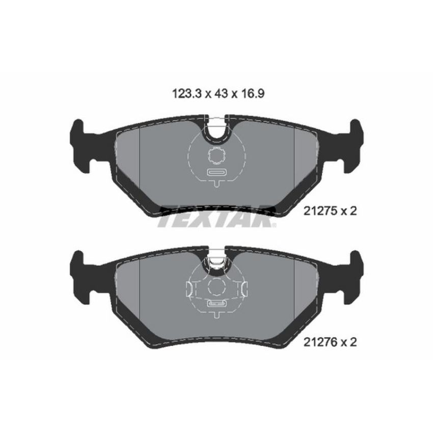 TEXTAR 2127504 Brake Pad Set