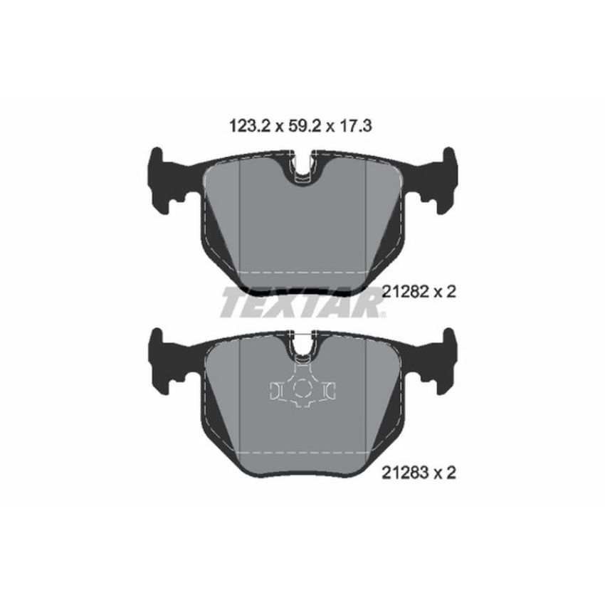 TEXTAR 2128201 Brake Pad Set