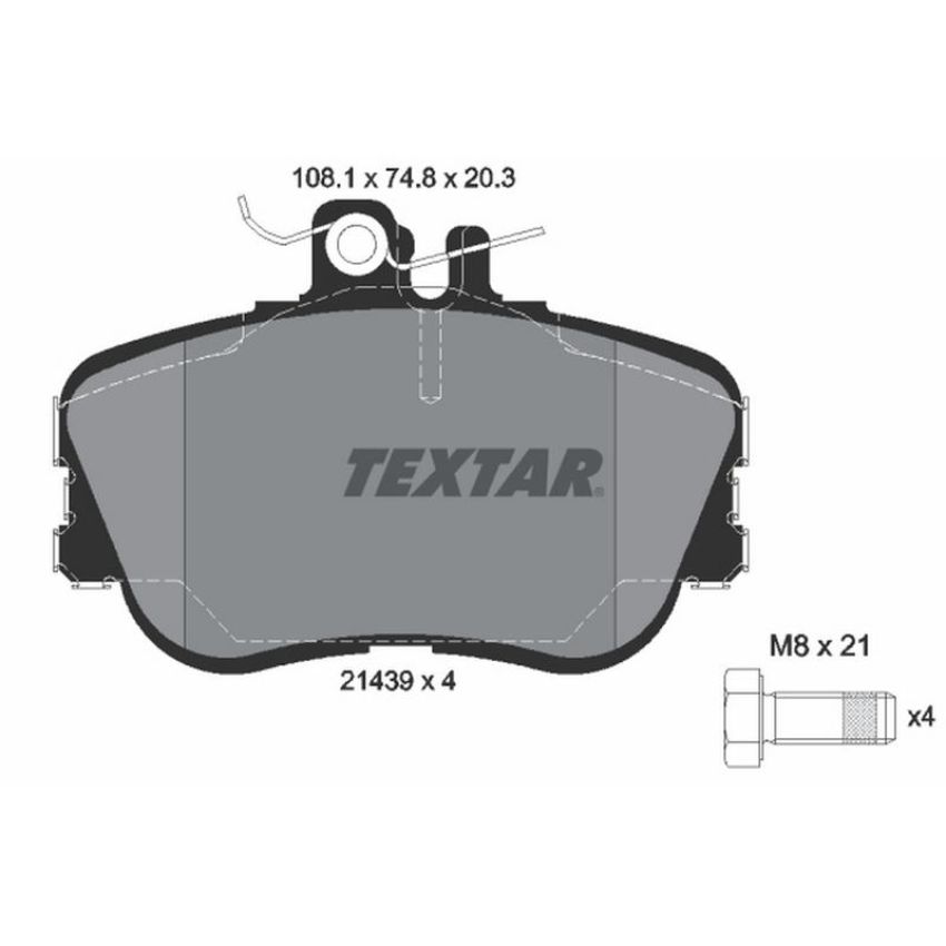 TEXTAR 2143905 Brake Pad Set