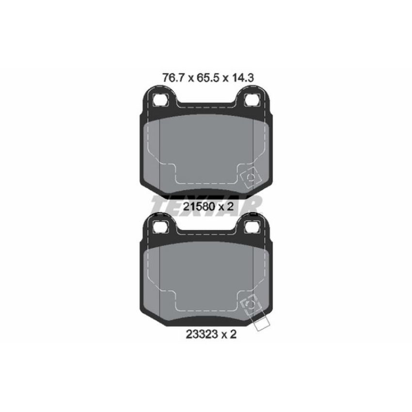 TEXTAR 2158001 Brake Pad Set