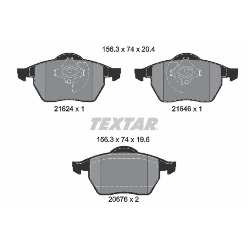 TEXTAR 2162402 Brake Pad Set