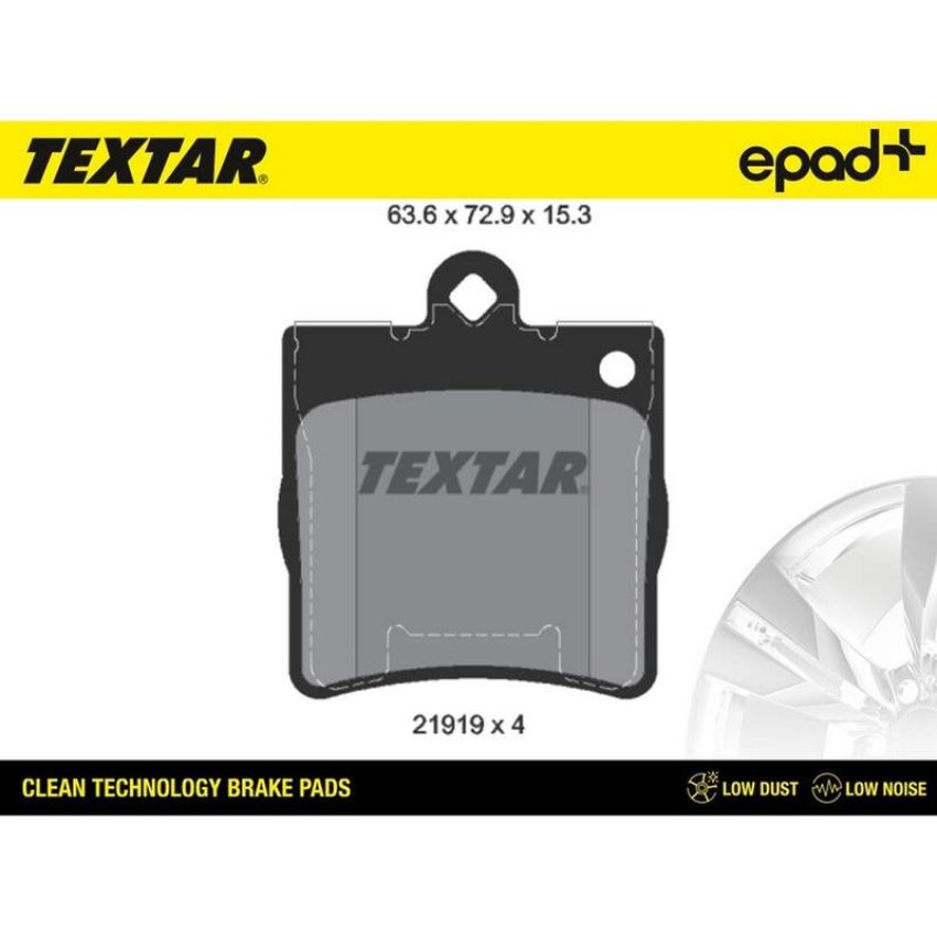 TEXTAR 2191901CP Brake Pad Set