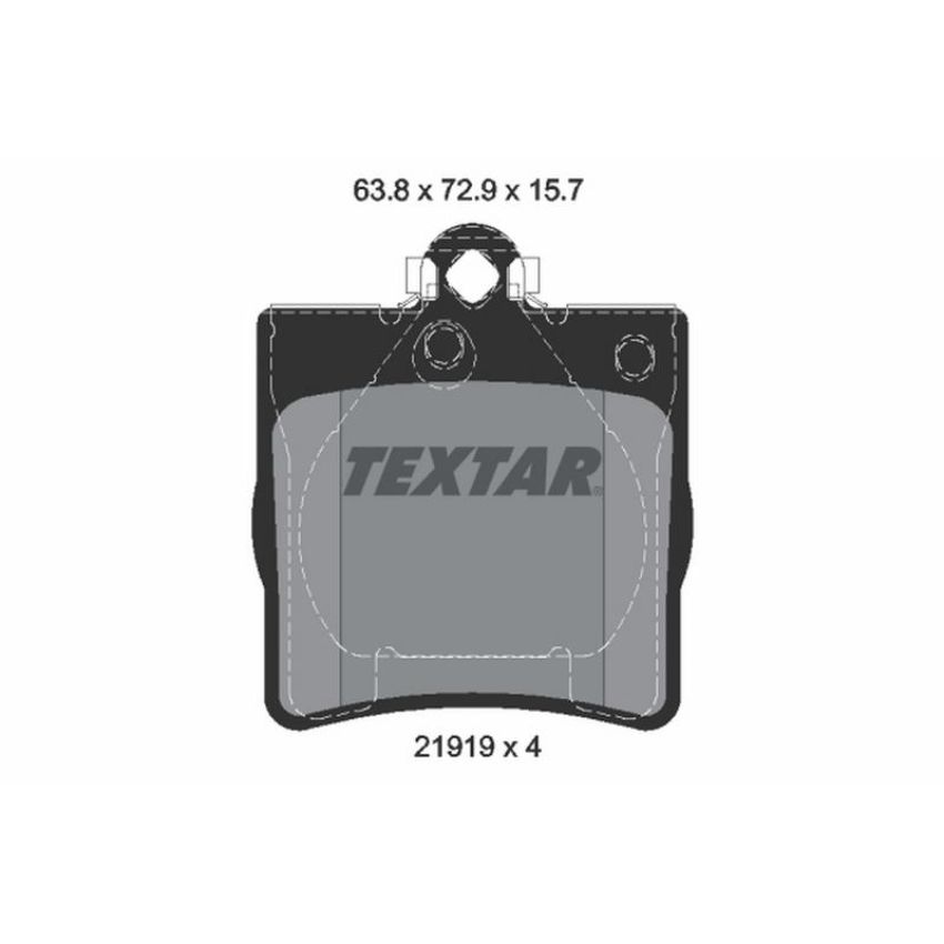 TEXTAR 2191903 Brake Pad Set