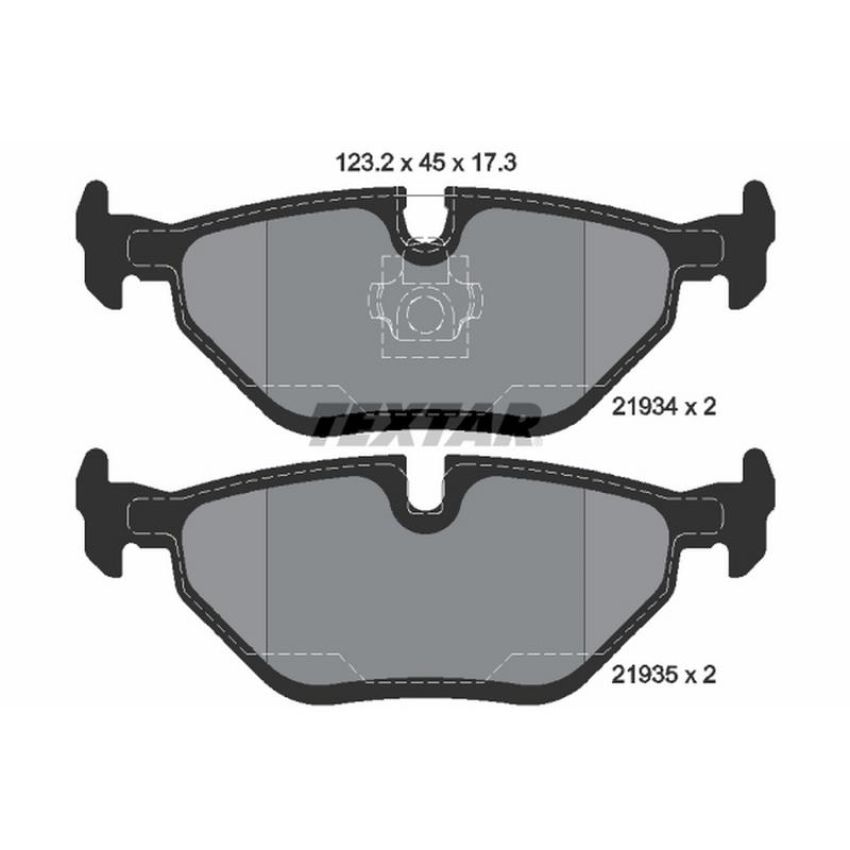 TEXTAR 2193402 Brake Pad Set