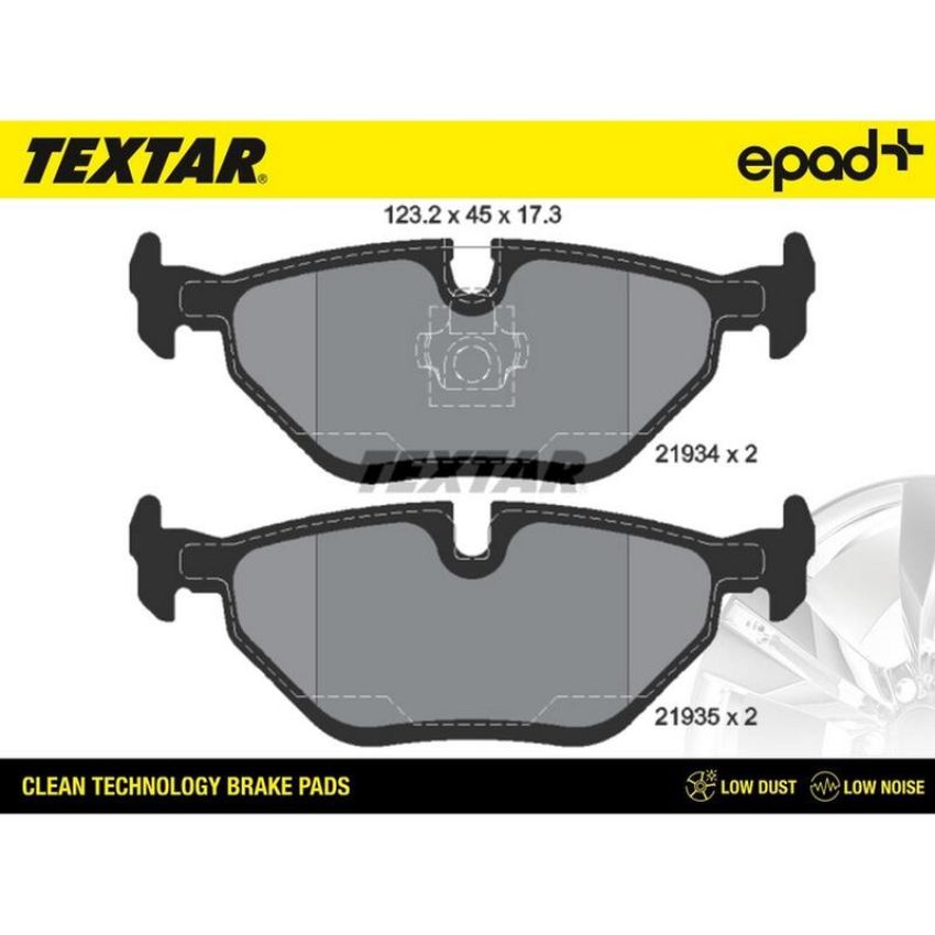 TEXTAR 2193402CP Brake Pad Set
