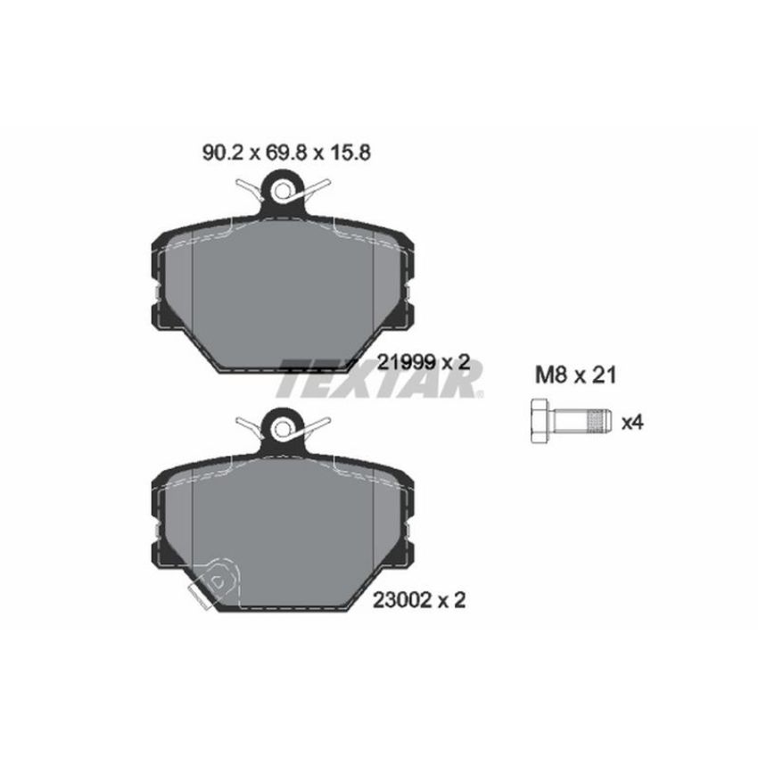 TEXTAR 2199901 Brake Pad Set
