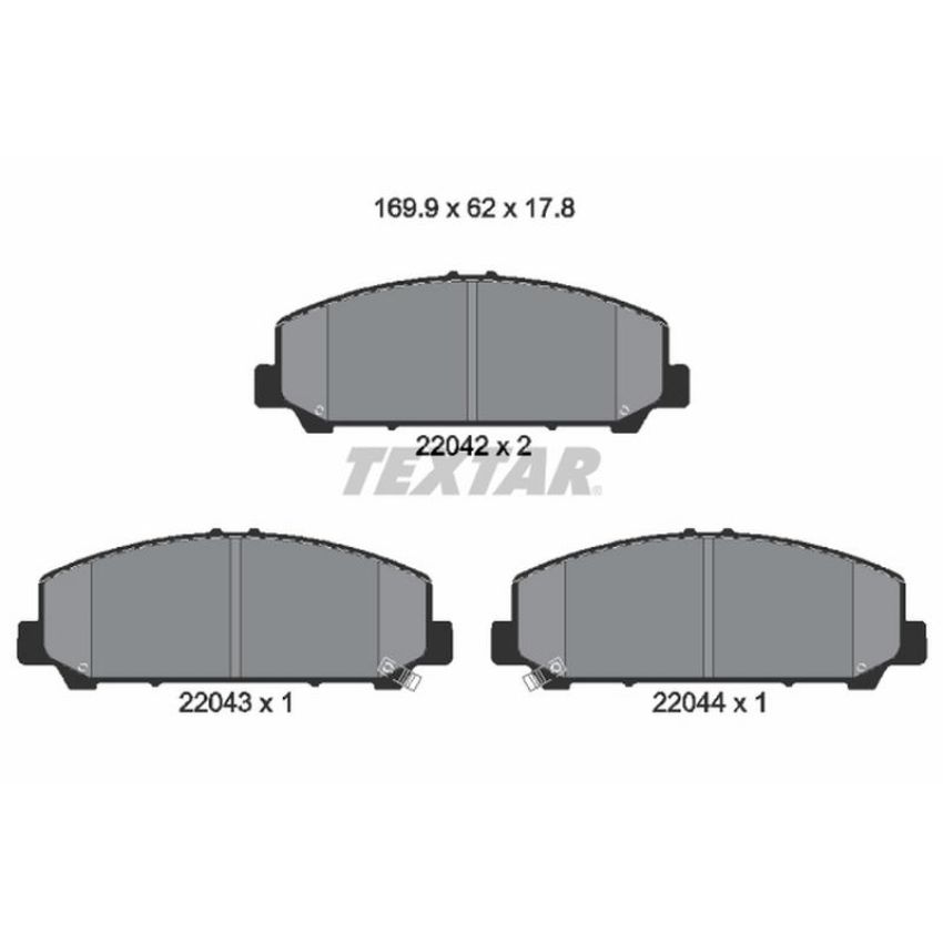 TEXTAR 2204201 Brake Pad Set