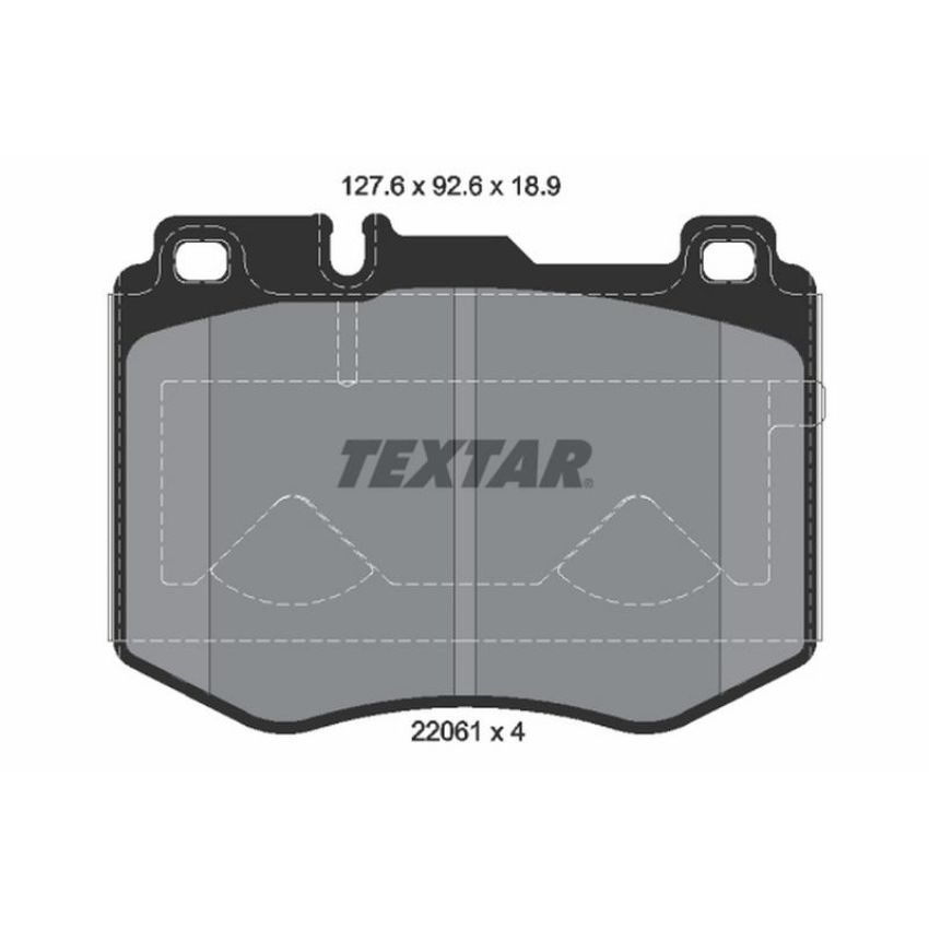 TEXTAR 2206101 Brake Pad Set